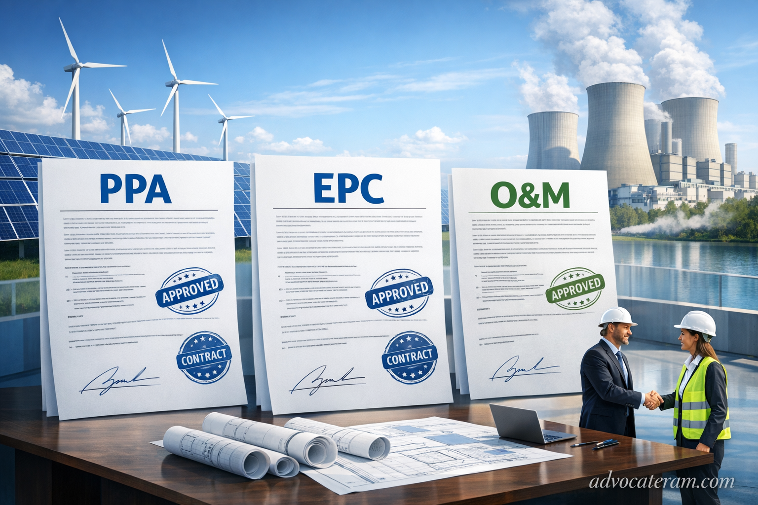 Core Contracts in Power Projects: PPA, EPC, and O&M Essentials